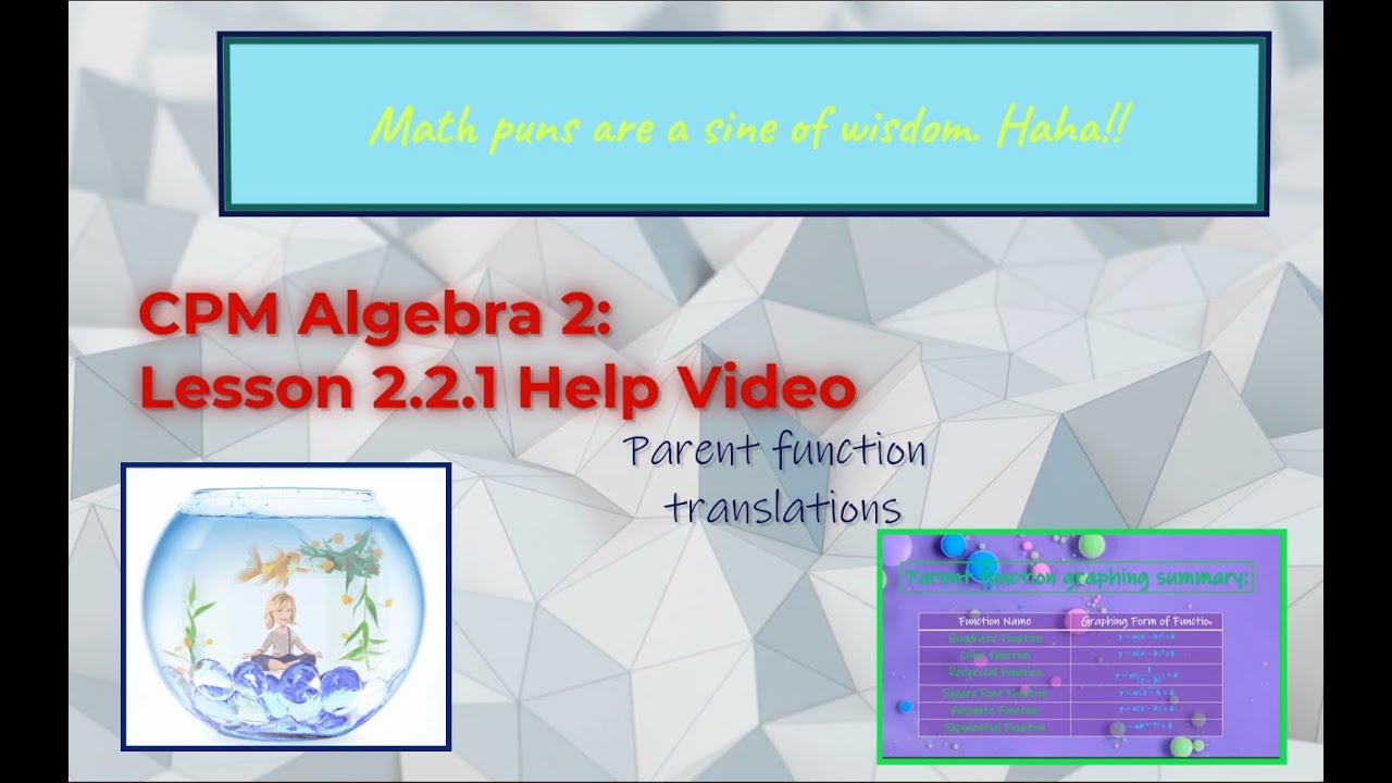 cpm algebra 2 chapter 3 homework answers