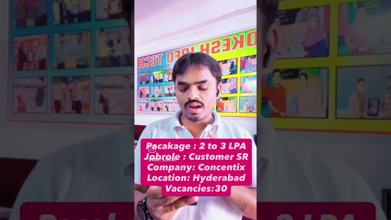 COMPANY : CONCENTRIX - Customer Service JOBS in HYDERABAD  / Hurry Up | Vacancies 30
