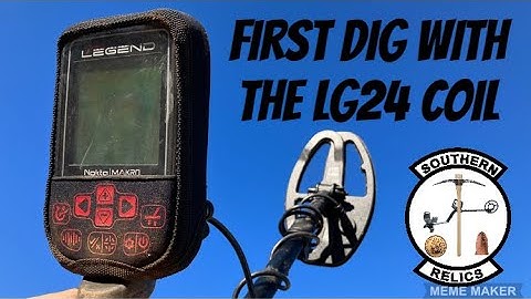 First Official time METAL DETECTING with the LG24 Coil - NOKTA LEGEND