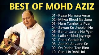💞 Mohammad Aziz & Anuradha Paudwal ❣️ Bollywood TOP 10 Hindi song