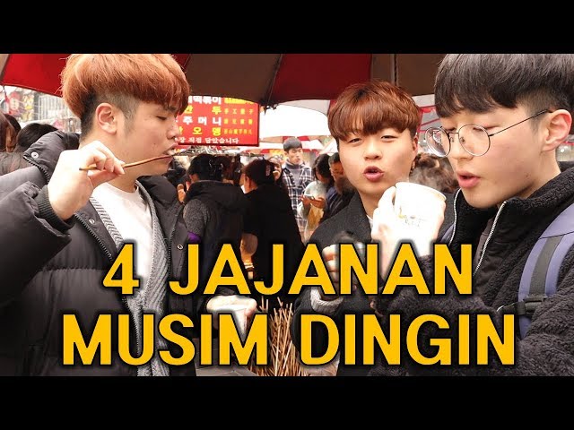 4 JAJANAN MUSIM DINGIN DI KOREA ala Noona Rosa I 한국 겨울 길거리 음식 class=