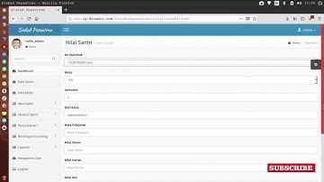 SOURCE CODE SISTEM INFORMASI AKADEMIK PESANTREN FULL VERSION BERBASIS CI