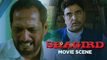 After Getting Slapped By The Minister, Nana Patekar Bursts Into Tears | Shagird | Movie Scene