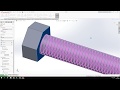 SOLIDWORKS THREAD TOOL TUTORIAL - introduction into the use of the SolidWorks thread tool!