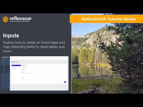 ReflexSOAR  - Inputs