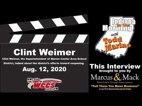 Indiana in the Morning Interview: Clint Weimer (8-12-20)