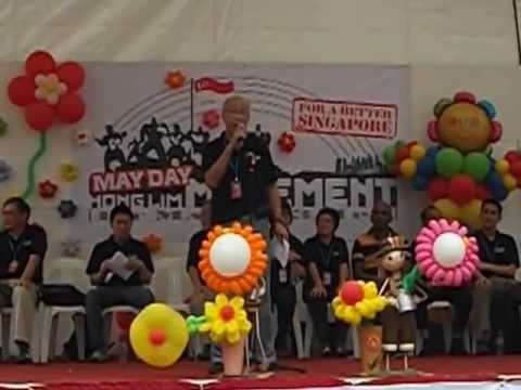 Gilbert Goh, Leong Sze Hian speak at Labour Day Protest 2013 at Hong Lim Park part 1