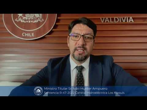 Ministro Titular Sr. Iván Hunter Ampuero Sentencia R-47-2022