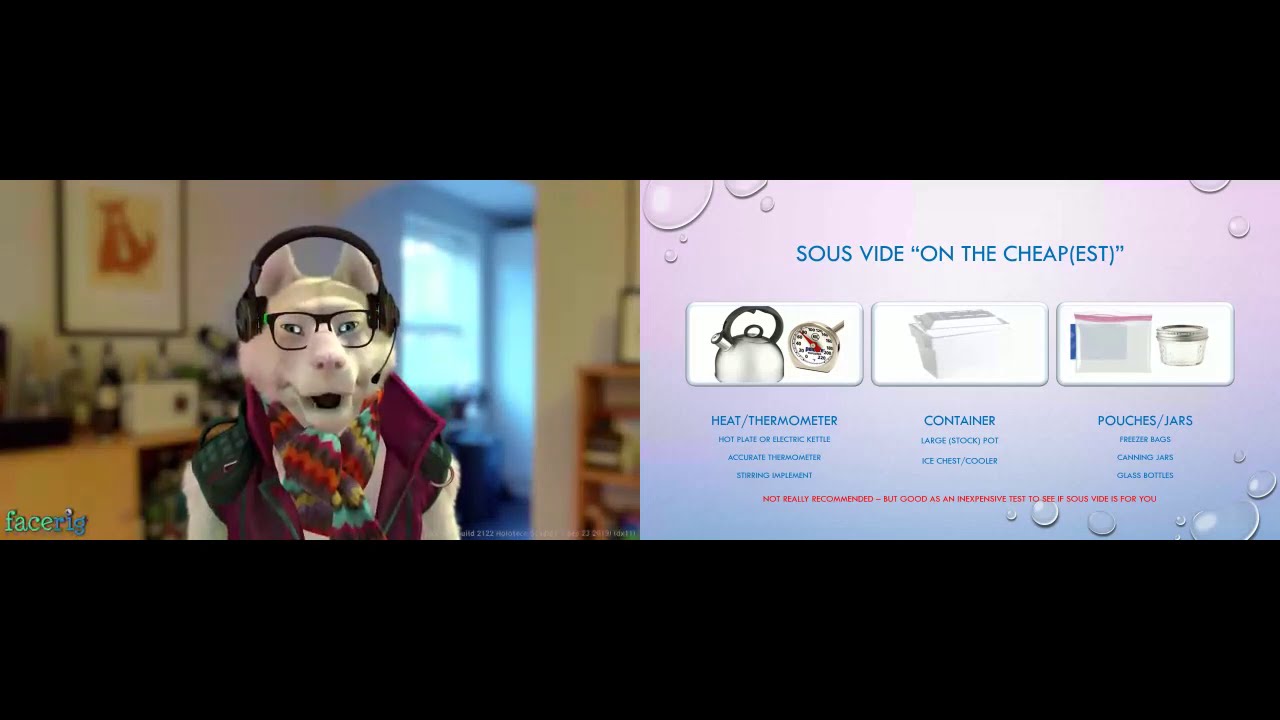 Megaplex Online 2020 | For Foodie Furs & Cooks - Advanced Sous Vide