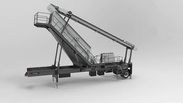 High Frequency Screen Plant CRS618HF Animation