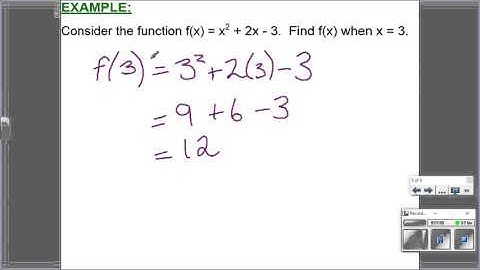 National 5 Maths Function Notation