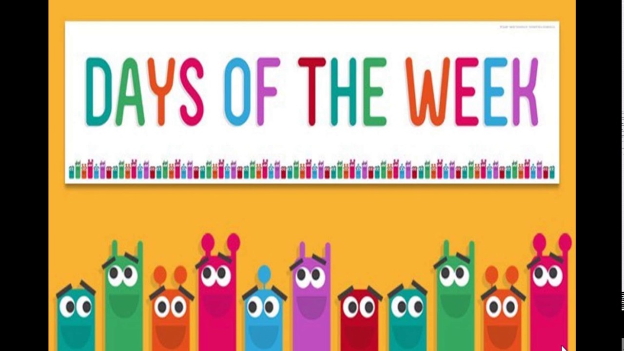 Dias De La Semana En Ingles YouTube