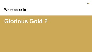 Glorious Gold color #cba956 hex color - Yellow color - Cool color cba956