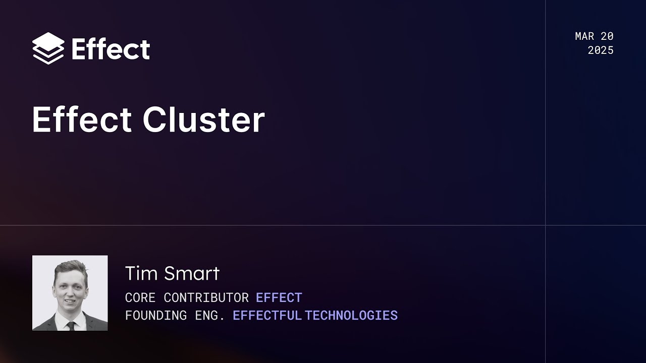 Effect Cluster | Tim Smart (Effect Days 2025)