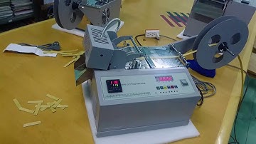 Máy cắt dây đai tự động - Máy cắt nhãn tự động - Máy cắt dây viền
