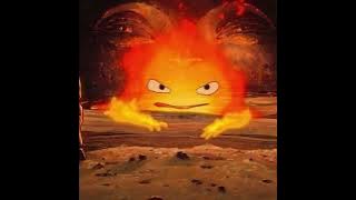 Calcifer you’re being so obedient x l’amore dice ciao (howl’s moving castle)