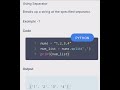 day 52 👉split() of separator operator in python explain 30 seconds| #python #coding #programming