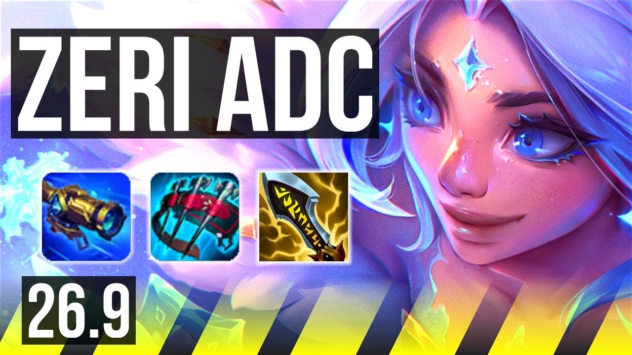 ZERI & Nautilus vs EZREAL & Soraka (ADC) | 99K damage | EUW