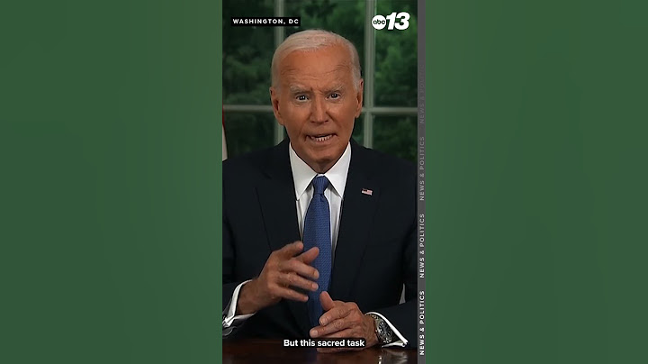 President Joe Biden speaks on his decision to drop out from reelection