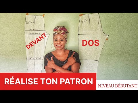 DIY:  PATRON DE BASE DU  PANTALON POUR  FEMME // NIVEAU DÉBUTANT [ TUTO DÉTAILLÉ ET SIMPLIFIÉ] 👌