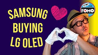 Samsung to Sell LG OLED TVs because where there&#39;s smoke ...