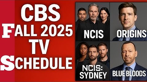 NCIS Tuesdays & Boston Blue Fridays: CBS Fall 2025 TV Schedule Breakdown!