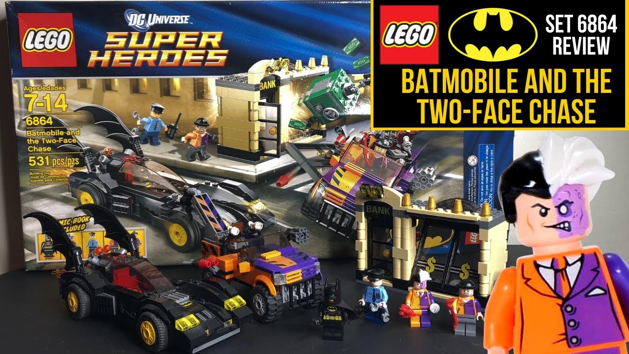 LEGO Batmobile and the Two Face Chase - Set 6864 Review (2012 Set) - YouTube