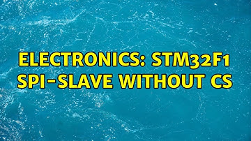 Electronics: STM32F1 SPI-slave without CS