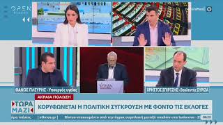 Θάνος Πλεύρης Για επιθέσεις κατά αστυνομικών @opentvgr 9.4.2023
