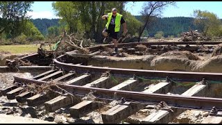 Cyclone Gabrielle - Rail link suffers catastrophic damage