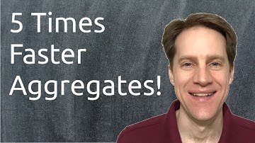 5 Times Faster Aggregates | Scaling Postgres 394