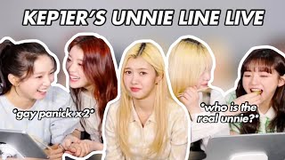 kep1er unnie line vlive in a nutshell