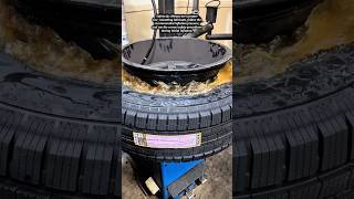 Mechanic’s Secret! The Trick to Seating a New Tire on the Rim! #cartires #autorepair #automotive