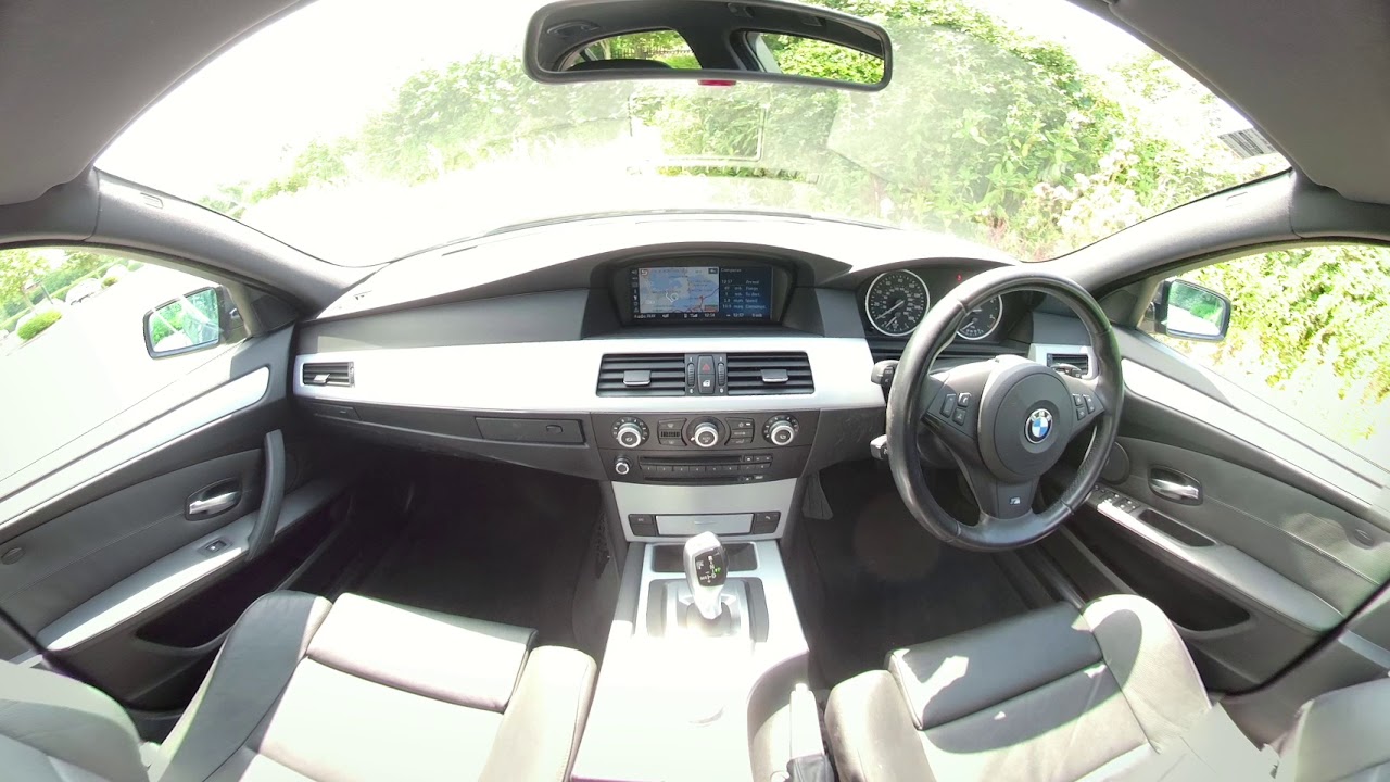 360 All Round Interior View Of A 2008 Bmw 5 Series 3 0 530d