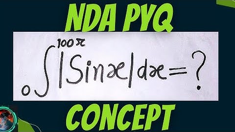 NDA PYQ Concept & Imp Questions // Integration For Nda // Important PYQ Questions