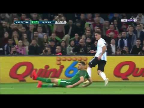 Cristian Pavón vs Nigeria●  Friendly Match● 14-11-2017
