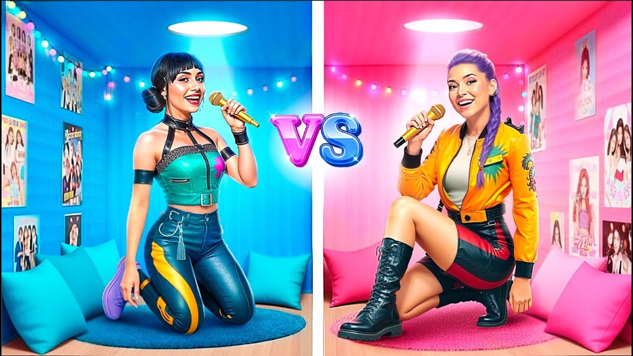 K‑pop Makeover Odası ve İblis Avcıları! 1₺ vs 1.000.000₺ Glow Up Yarışı