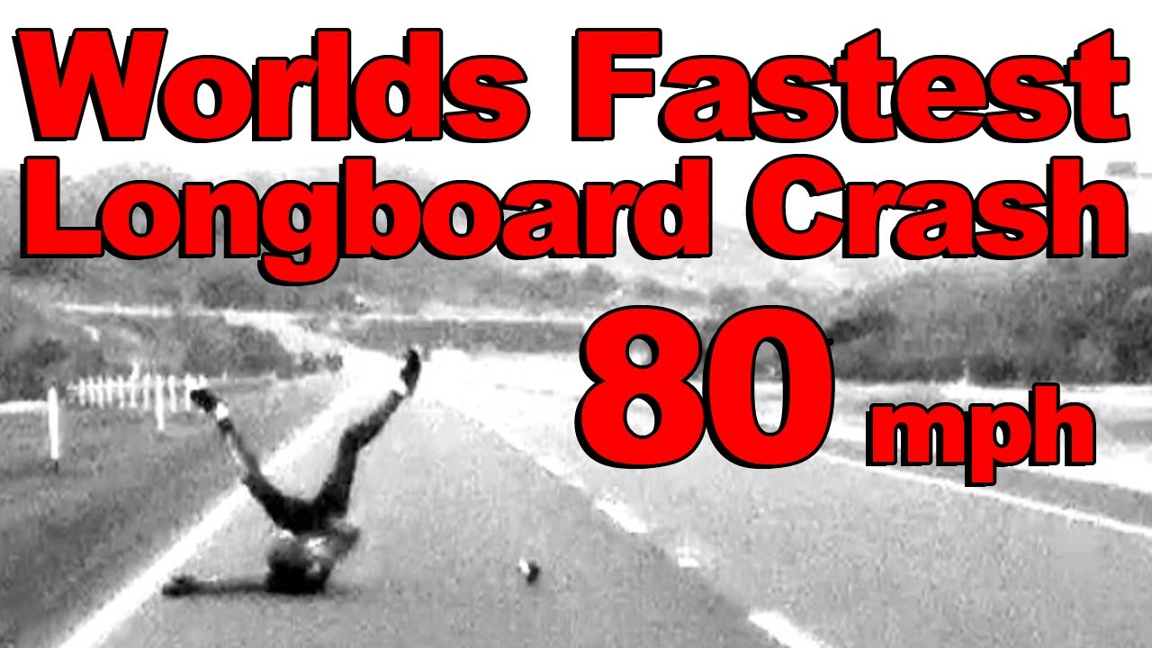 80 MPH Longboard Crash = road rash! : Peaks