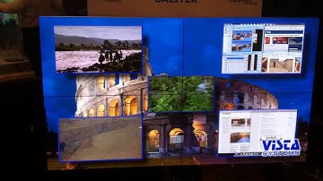 Orion OPM4250 in 2X2 with Vista Spyder Processor at Native Resolution of 1,706X 960