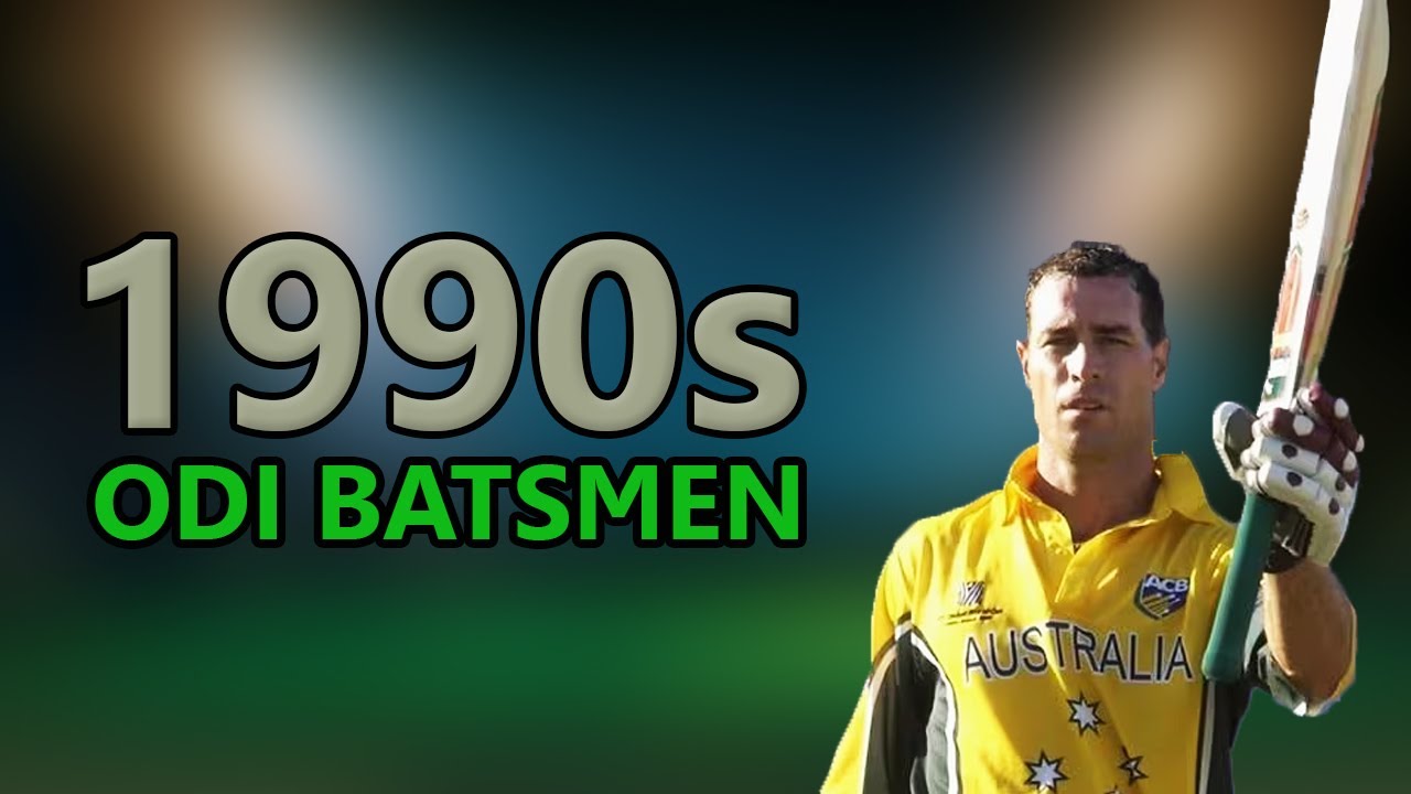 Top 10 Greatest ODI Batsmen in the 1990s