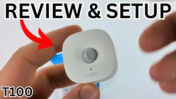 Tapo Motion Sensor Review, Setup, & Demo - T100