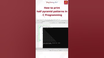 How to print star * pyramid patterns 🔥🔥 using c programming | Practically | Coding for Beginners