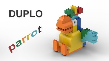 How to build LEGO DUPLO parrot | MOC | instructions