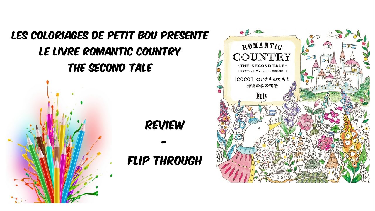 Romantic Country The Second Tale By Eriy Coloring Book ðŸ“– Les coloriages de Petit Bou