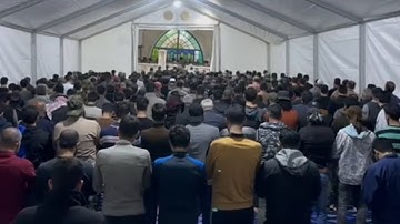 تلاوة مؤثرة وباكية للشيخ مصلح العلياني من قيام ليلة 27 رمضان ليلة القدر جامع شعيب ادلب