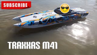 : TRAXXAS M41 SPEED BOAT. FIRST RUN. 4S & 6S