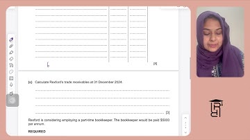 O level/ IGCSE Accounting. May June 2025 P22 Q5 Incomplete records