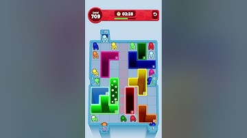 Drop Away Level 709 Solution 