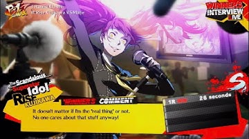 Persona 4 Arena Ultimax (PS5) Shadow Rise Kujikawa Winner Comments