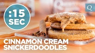 Cinnamon Cream Snickerdoodles - #15SecondRecipe